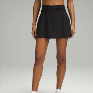 Lululemon Lightweight High-Rise Tennis Skirt Skort 3.5” Black Size 14